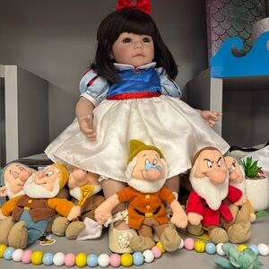 Snow White Doll with Seven Dwarfs Set